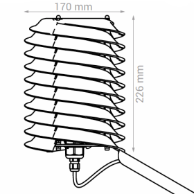Ventilateur pour abri à ventilation active avec piles - 7758B - Davis  Instruments