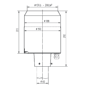Joss-Tognini tipping-bucket rain gauge - Lambrecht Meteo
