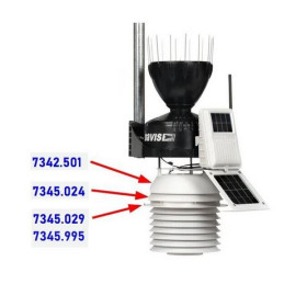 Pre-wired plate for Vantage Pro2 24/7 ventilation - Davis Instruments