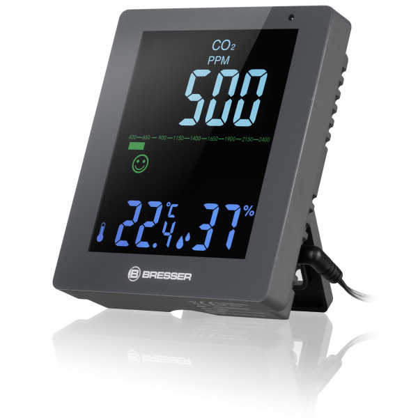 Monitor de calidad del aire BRESSER Smile CO2