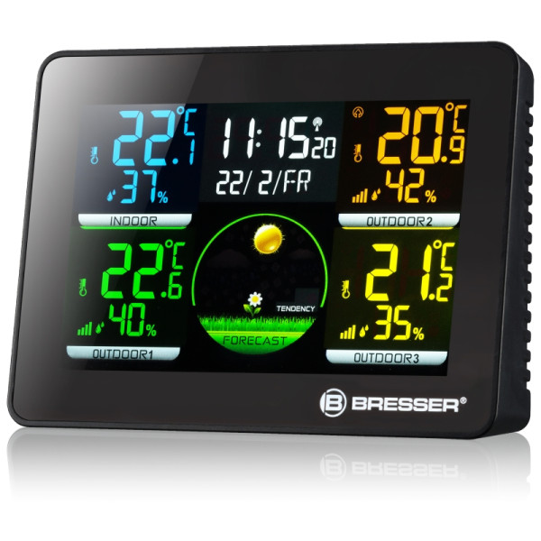 Termómetro/higrómetro Quadro NLX con 3 sensores para exteriores