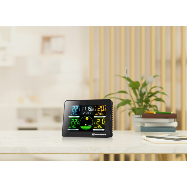 Termómetro/higrómetro Quadro NLX con 3 sensores para exteriores