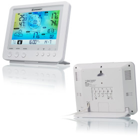 Station météo connectée couleur WiFi avec capteur extérieur 5-en-1