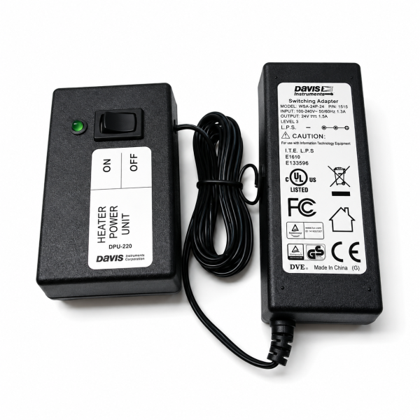 Conjunto de alimentación para calentador de colector de lluvia - Davis Instruments