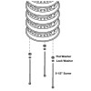 Vis de fixation pour embase Davis FARS 24 heures (5,25 pouces)