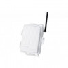 Transmisor de radio con adaptador de corriente