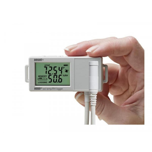 Enregistreur température et humidité relative avec afficheur (sondes externes)