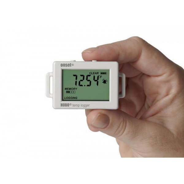 Registrador de temperatura con pantalla