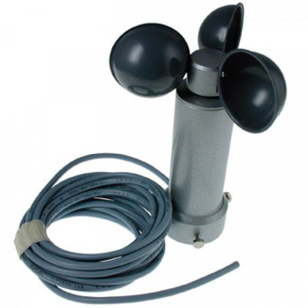 Analog anemometer for building