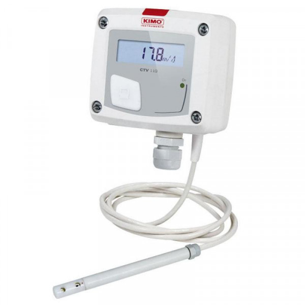 Speed and temperature sensor and transmitter
